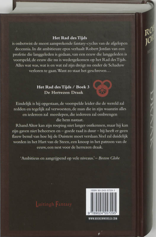 Achterkant van De herrezen draak