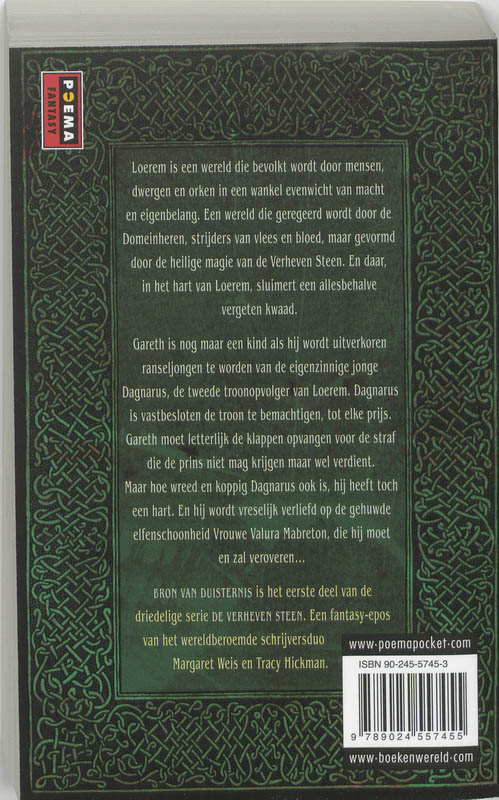 Achterkant van De bron van duisternis