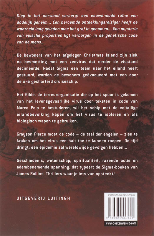 Achterkant van Taal der engelen