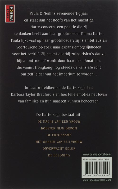 Achterkant van 3 De erfgename