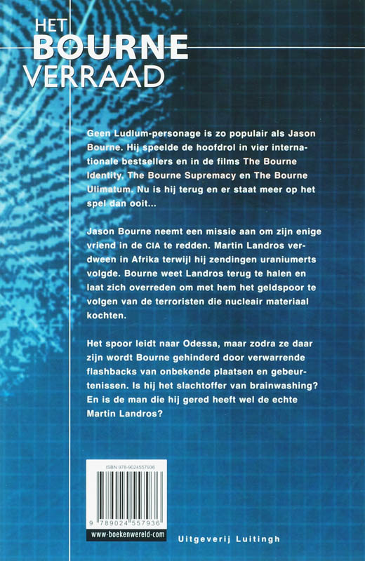 Achterkant van Ludlum*Het Bourne Verraad