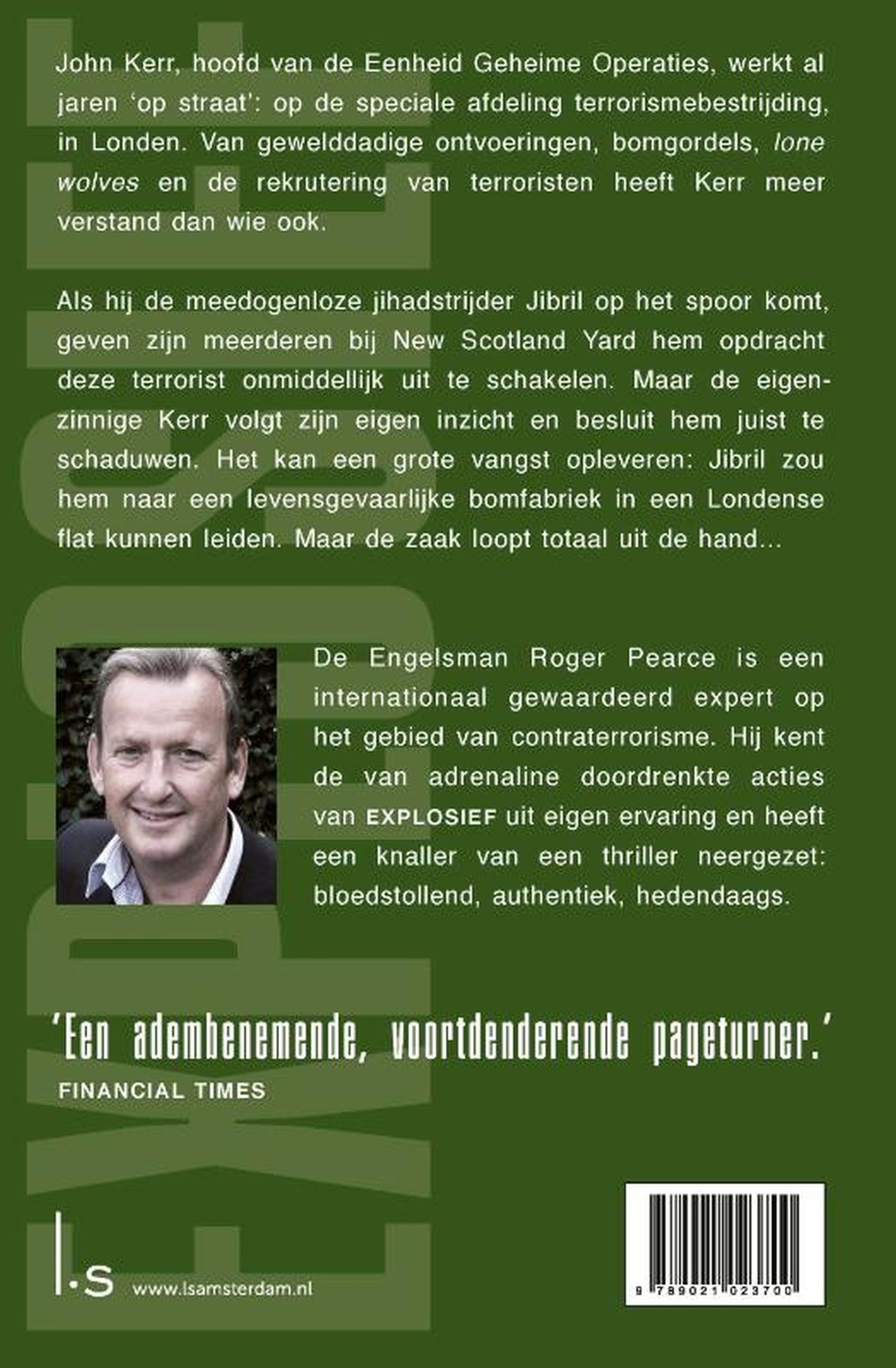 Achterkant van Explosief