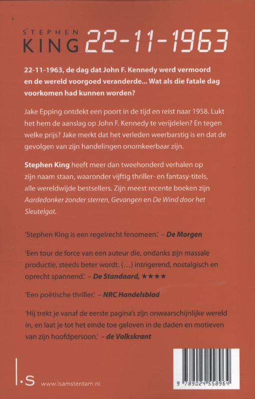 Achterkant van 22-11-1963