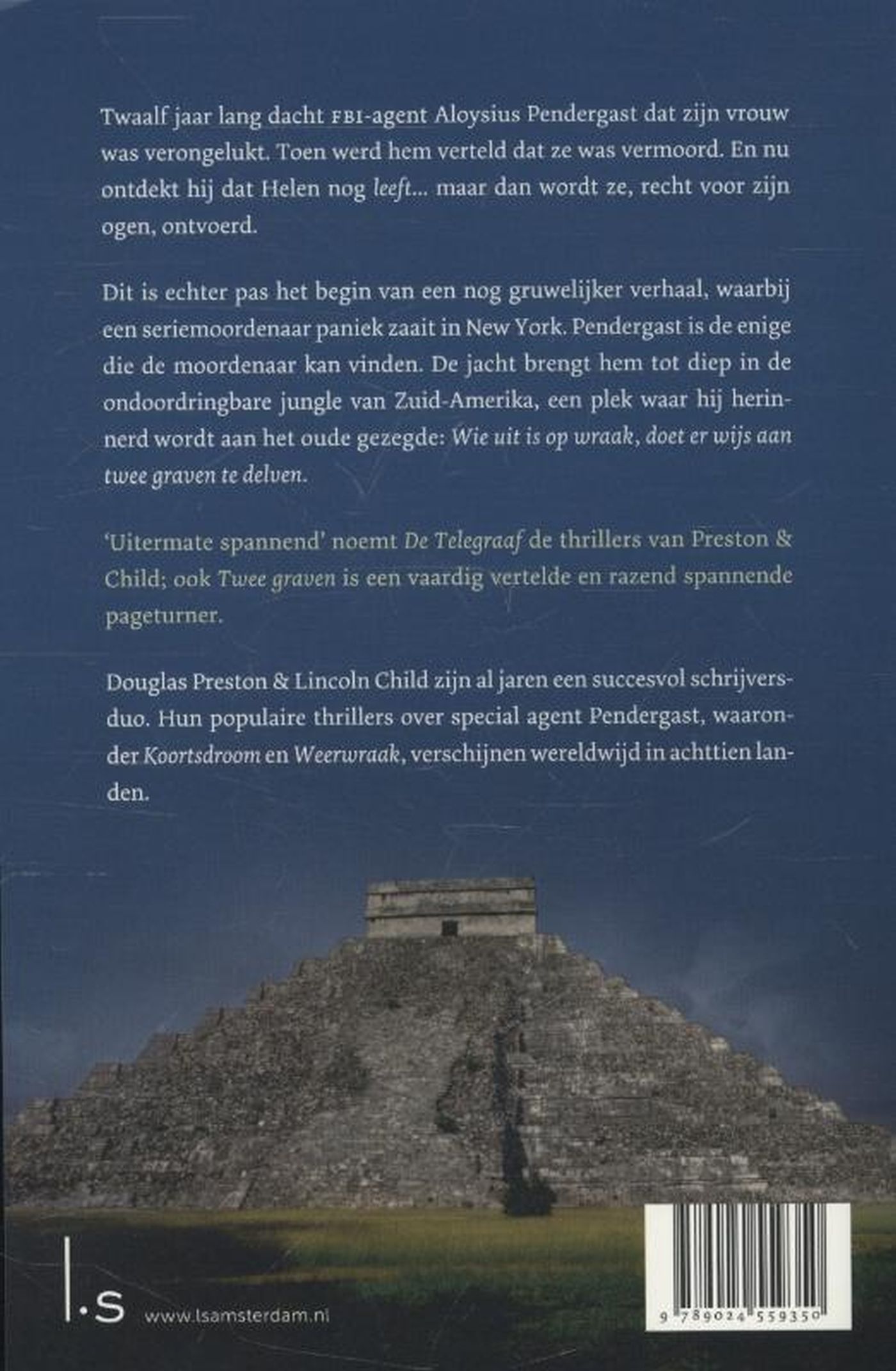 Achterkant van Twee graven