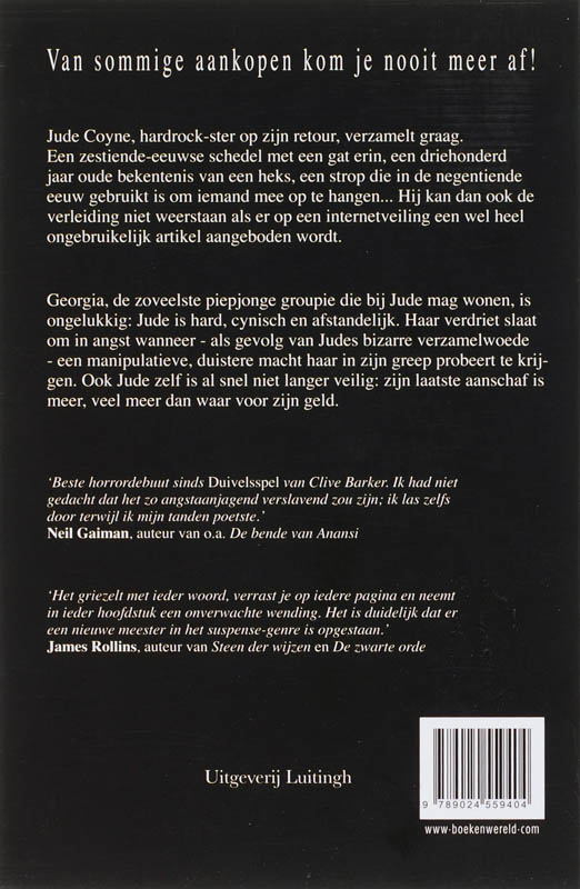 Achterkant van Zwart hart