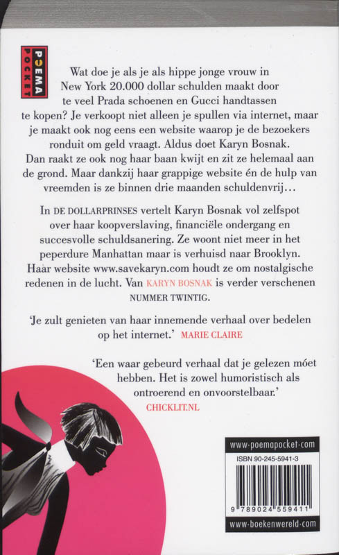 Achterkant van De dollarprinses
