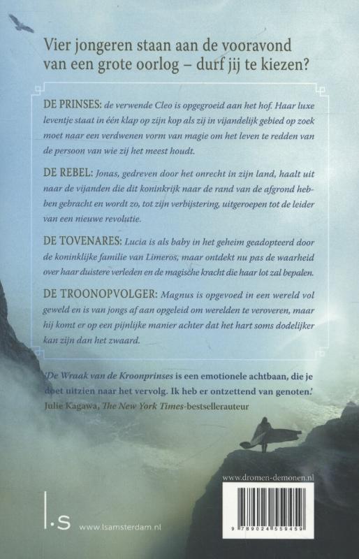 Achterkant van De wraak van de kroonprinses