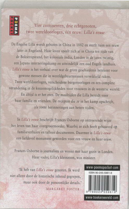 Achterkant van Lilla's eeuw