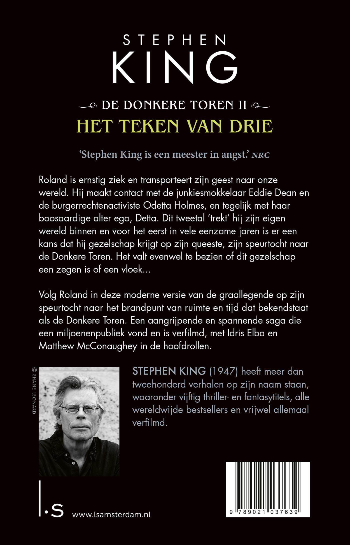 Achterkant van Het teken van drie