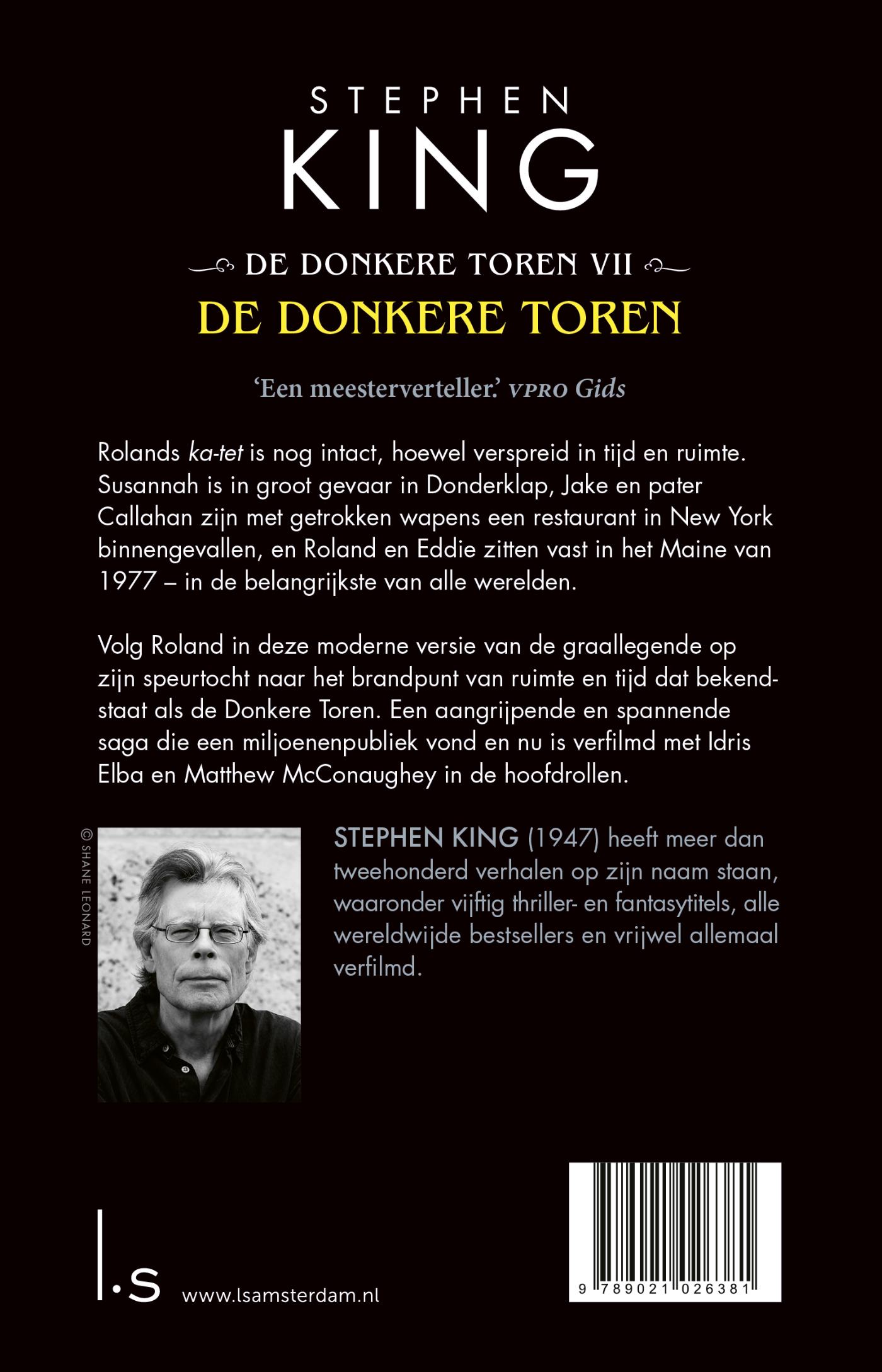 Achterkant van De donkere toren