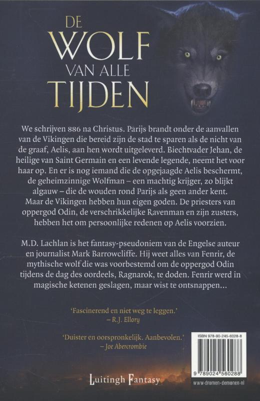 Achterkant van Het boek van Fenrir