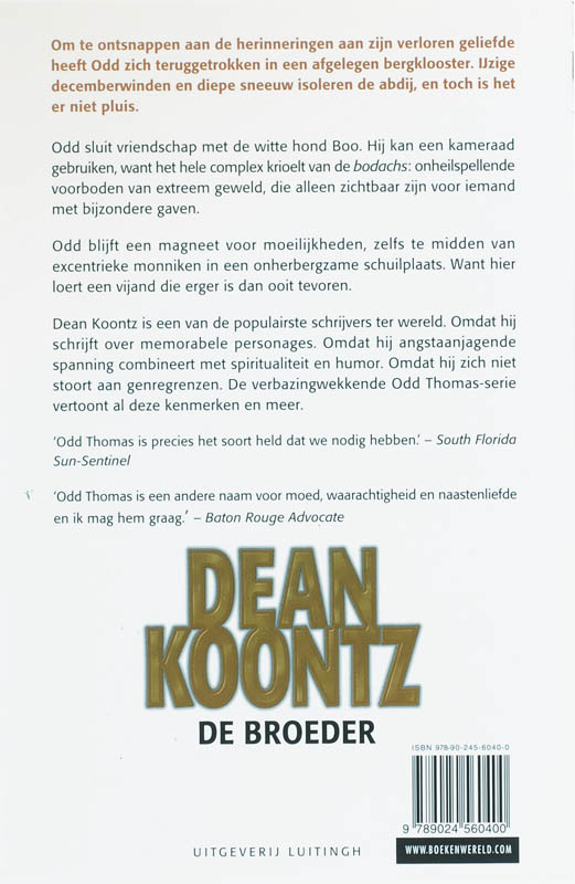 Achterkant van De broeder