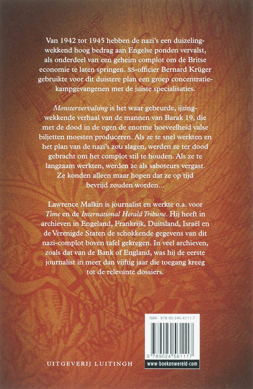 Achterkant van Monstervervalsing
