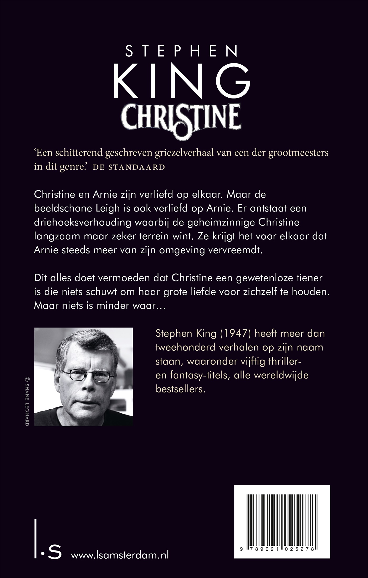 Achterkant van Christine