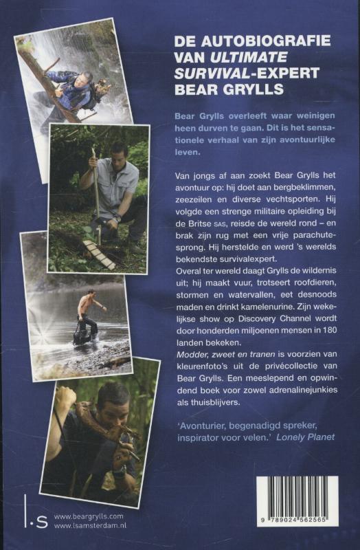 Achterkant van Modder, zweet en tranen. De autobiografie