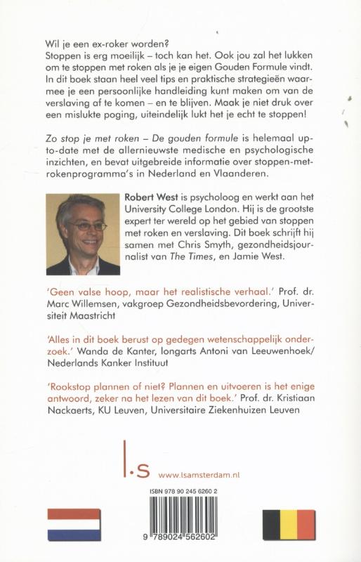 Achterkant van Zo stop je met roken