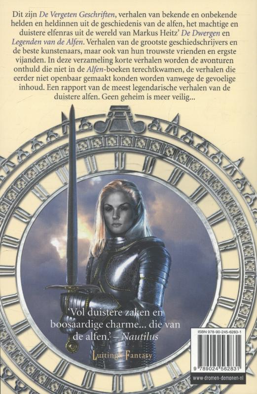 Achterkant van De vergeten geschriften