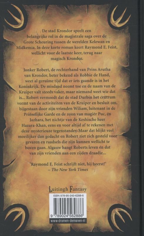 Achterkant van Robbie en de kruiper