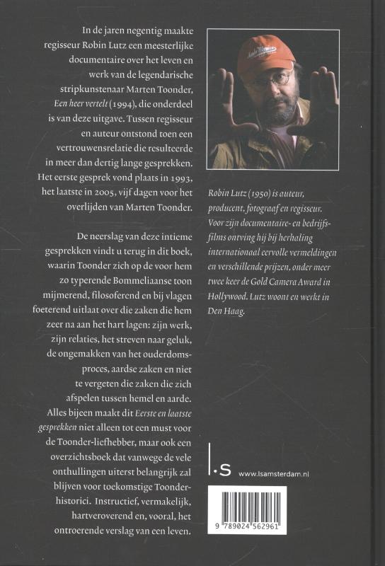 Achterkant van Marten Toonder