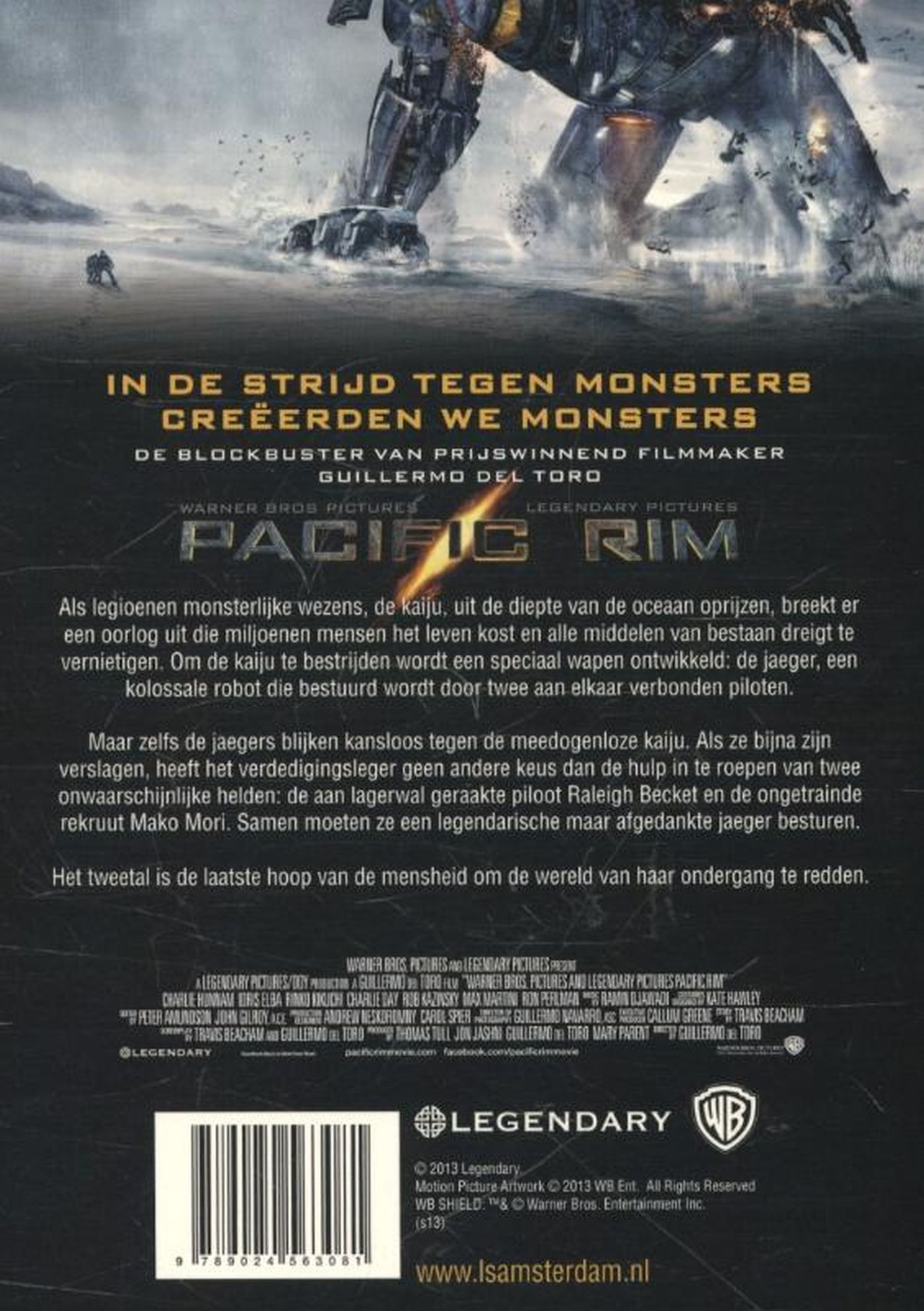 Achterkant van Pacific Rim