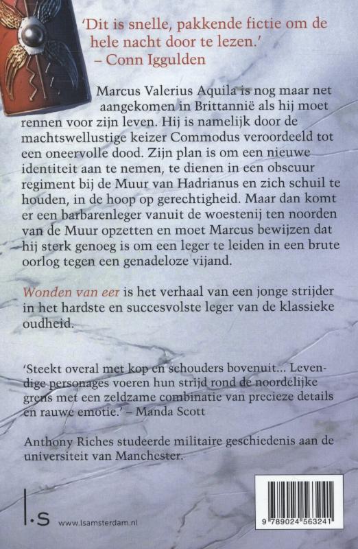 Achterkant van Wonden van eer