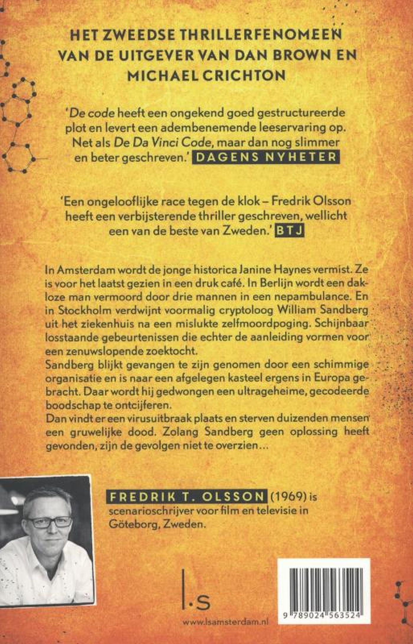 Achterkant van De code