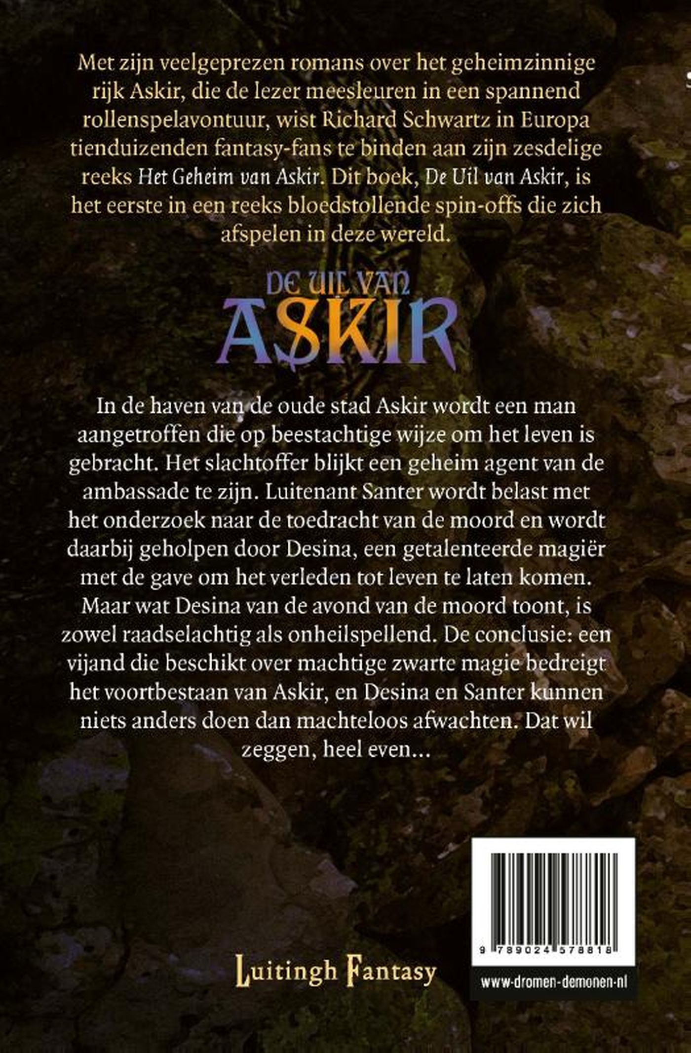 Achterkant van De uil van Askir