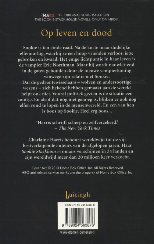 Achterkant van Op leven en dood