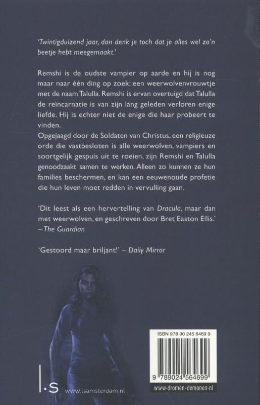 Achterkant van Het bloed van de weerwolf