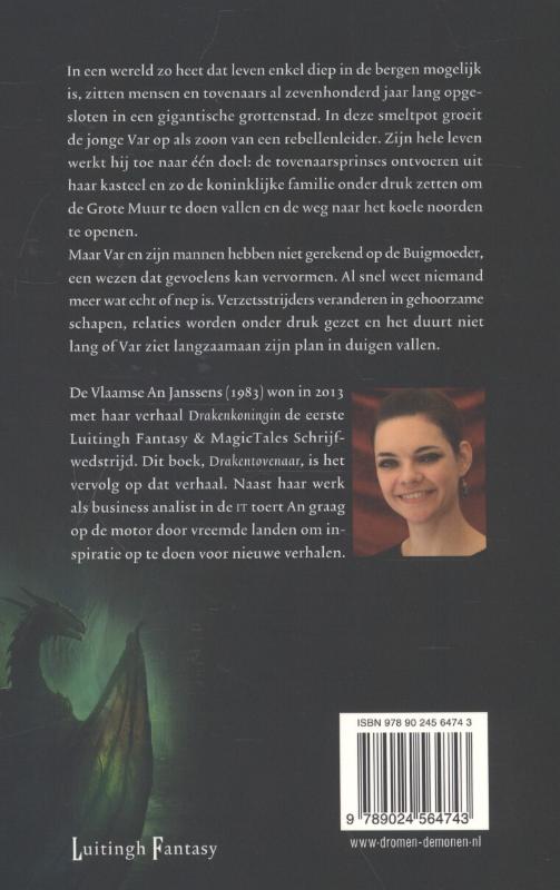 Achterkant van Drakentovenaar