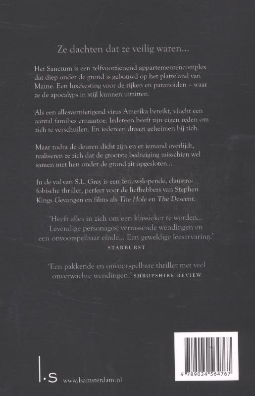 Achterkant van In de val