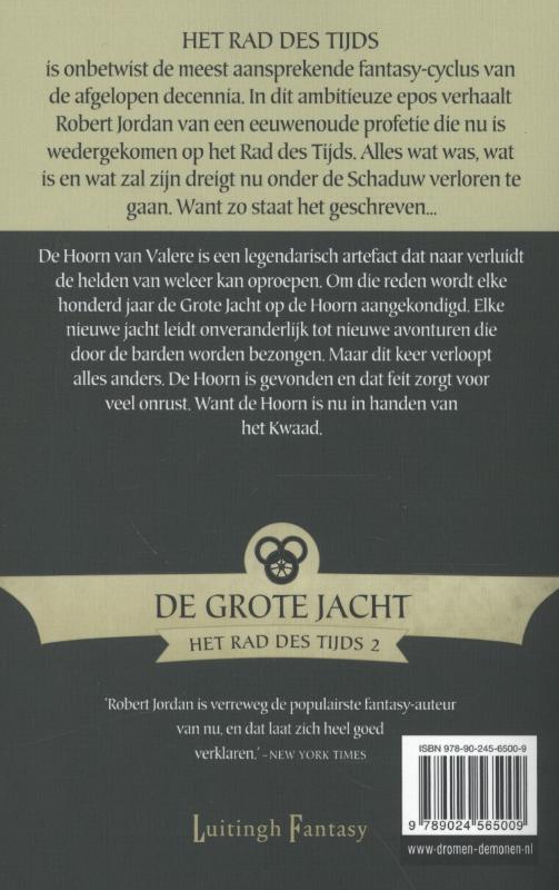 Achterkant van De grote jacht