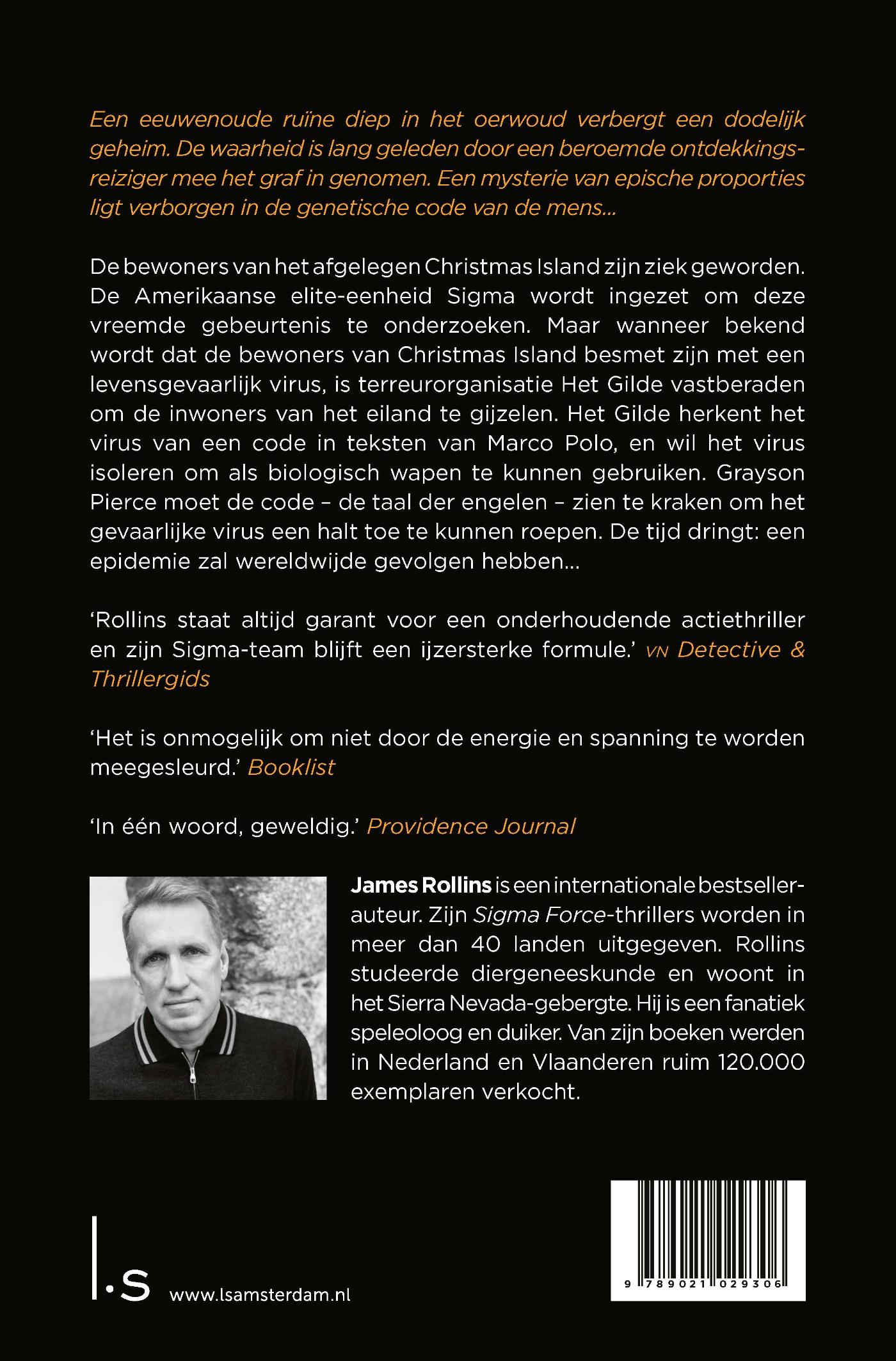 Achterkant van Taal der engelen