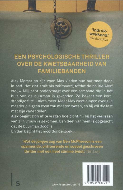 Achterkant van Wat de jongen zag