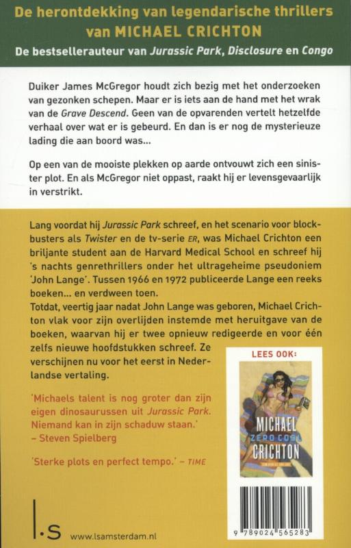 Achterkant van Dodelijke afdaling