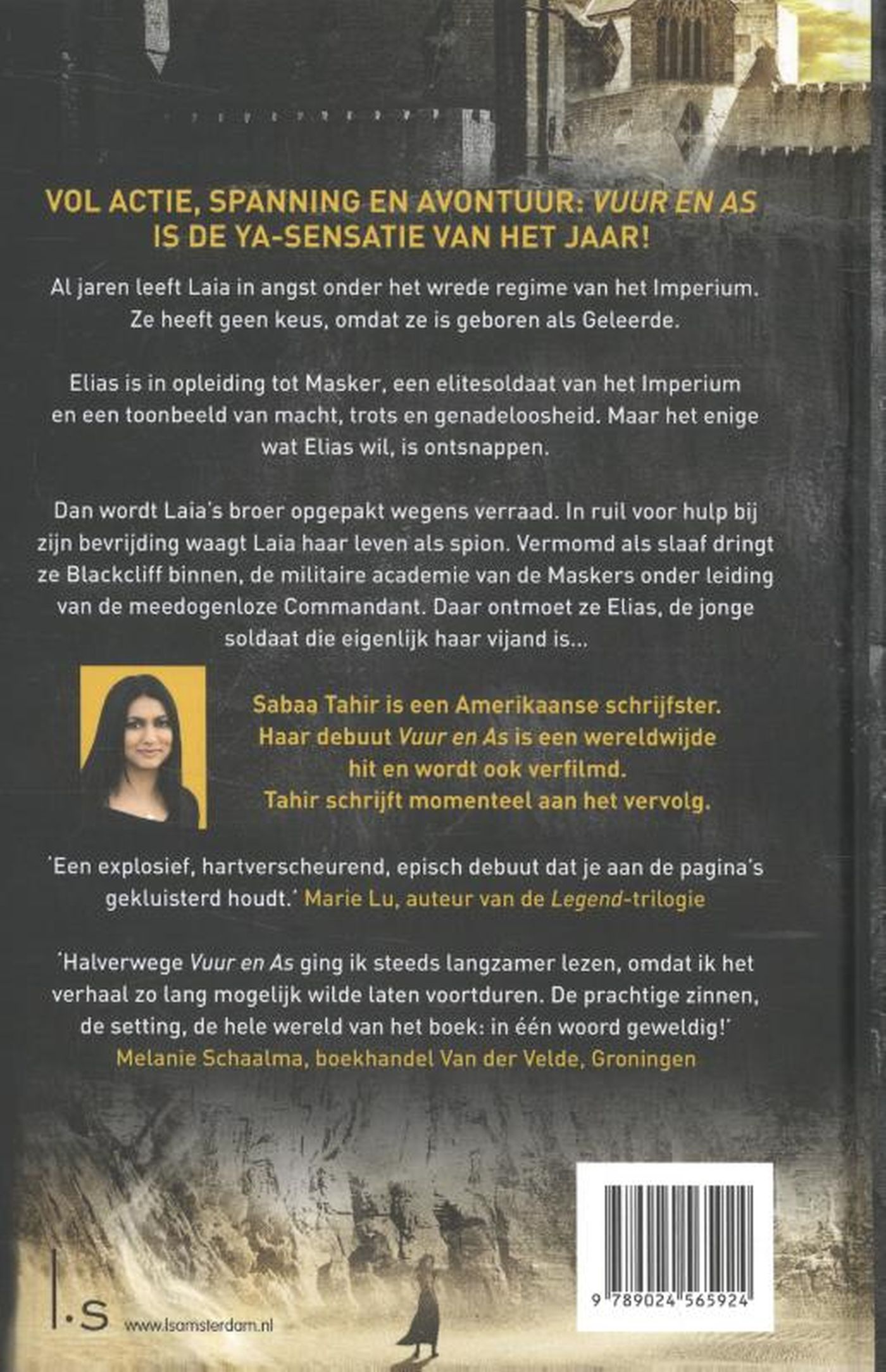 Achterkant van De heerschappij van de maskers