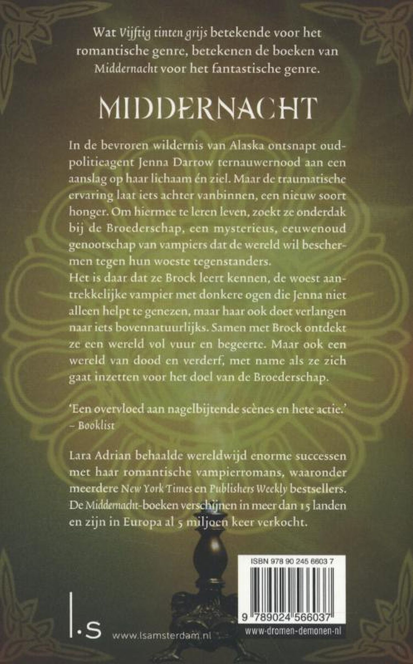 Achterkant van Jenna