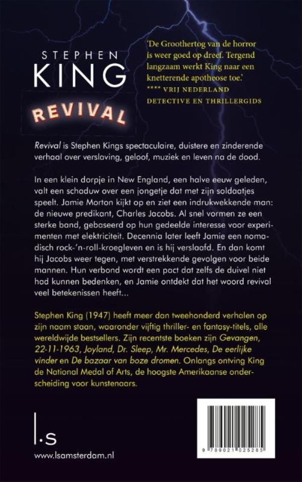 Achterkant van Revival