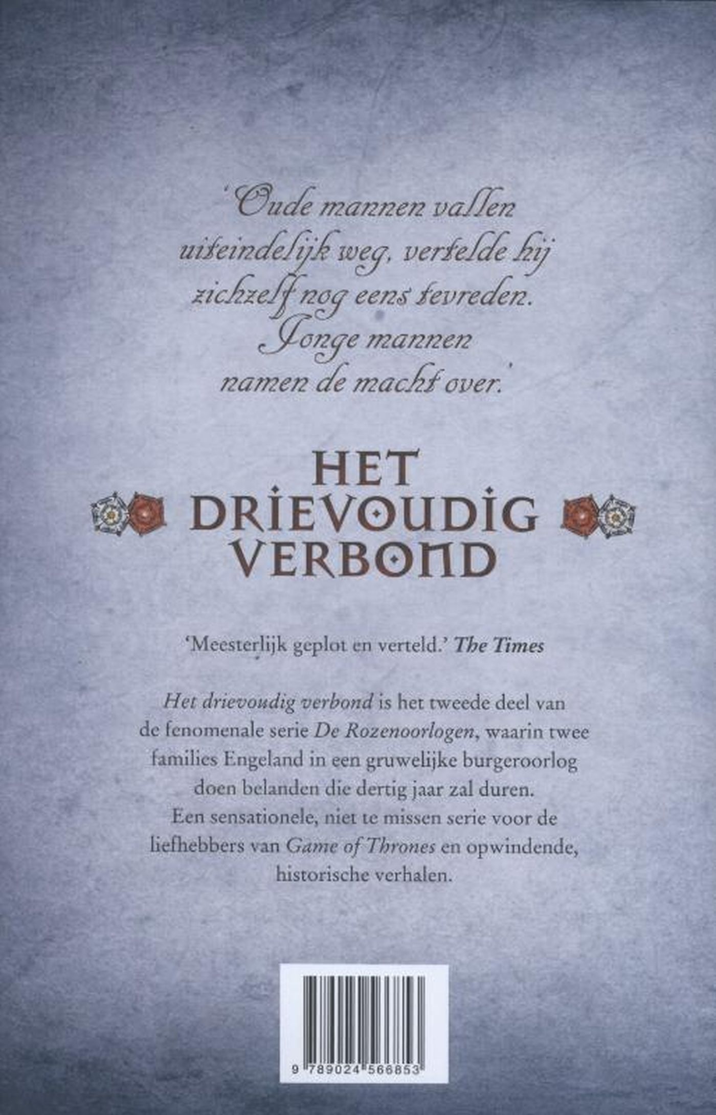Achterkant van Het drievoudig verbond