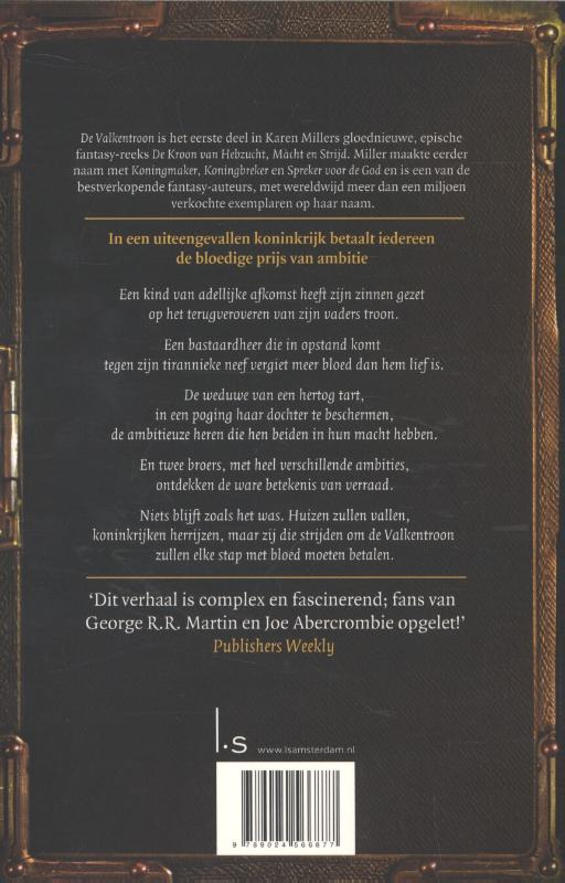Achterkant van De valkentroon