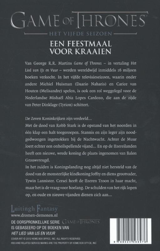 Achterkant van Een feestmaal voor kraaien