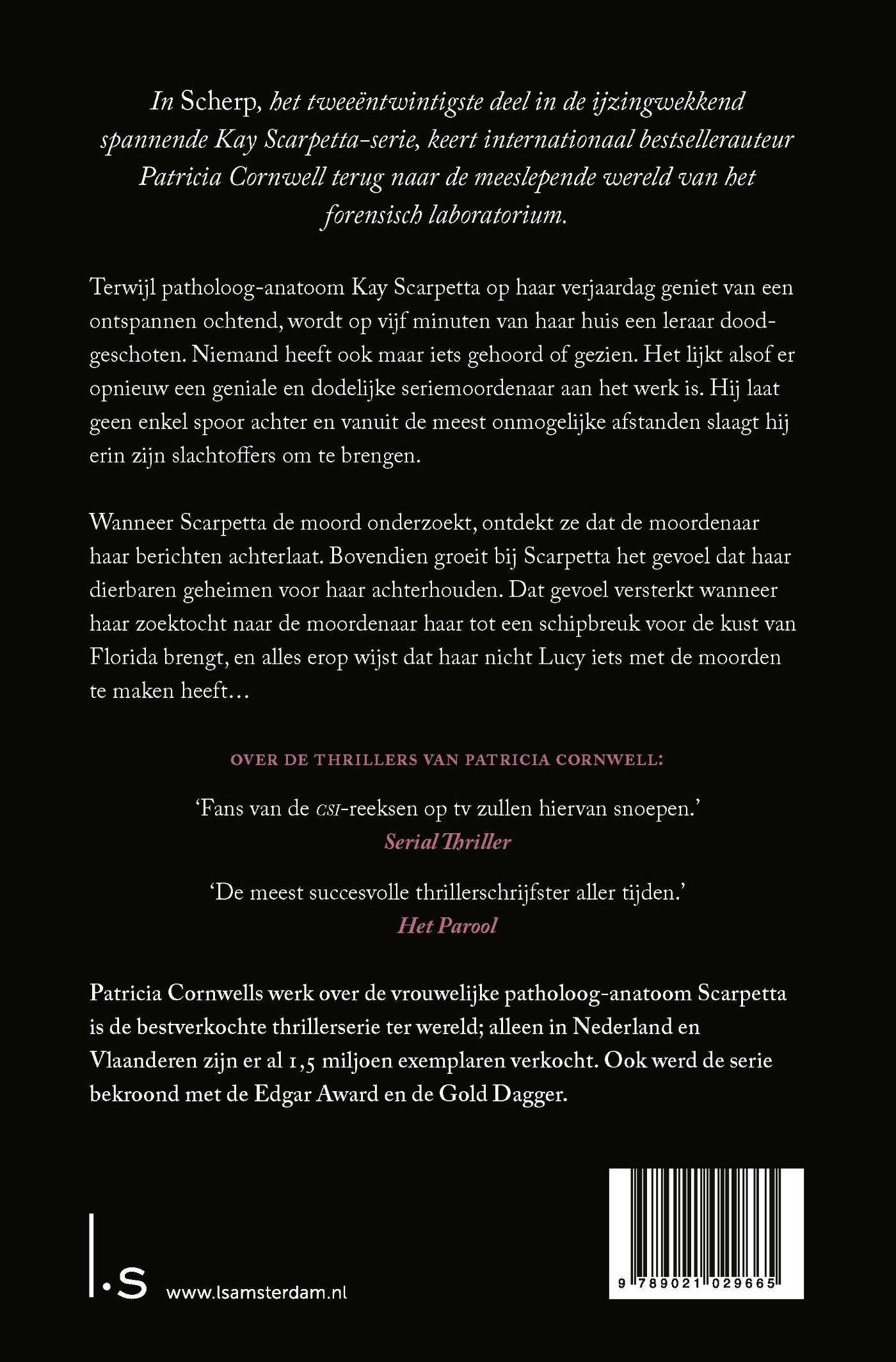 Achterkant van Scherp