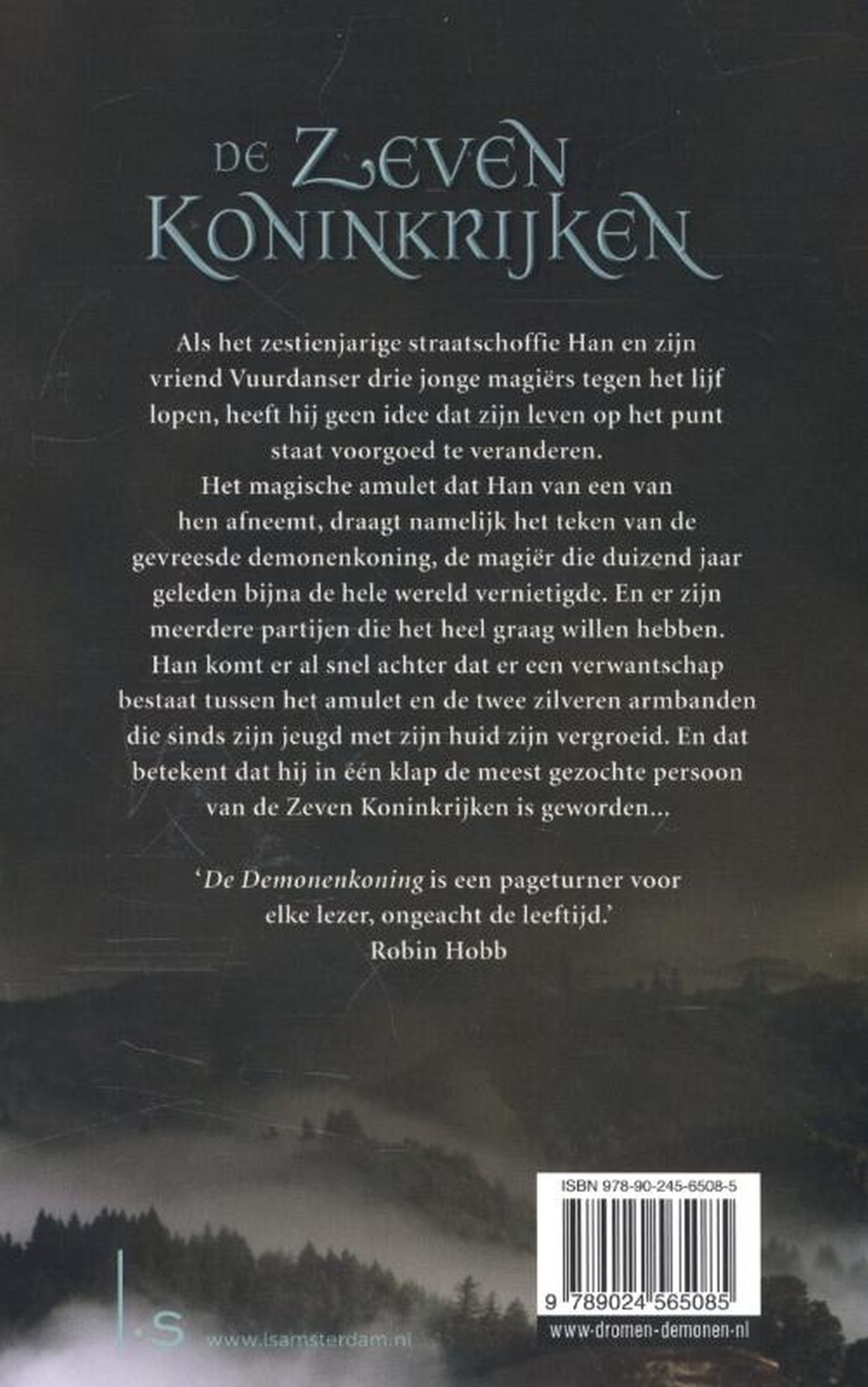 Achterkant van De Demonenkoning