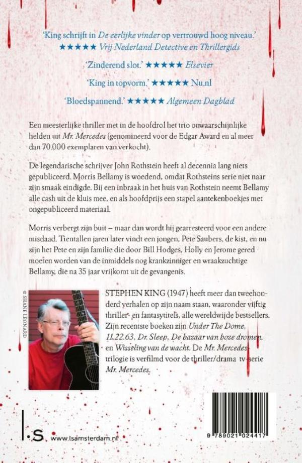 Achterkant van De eerlijke vinder
