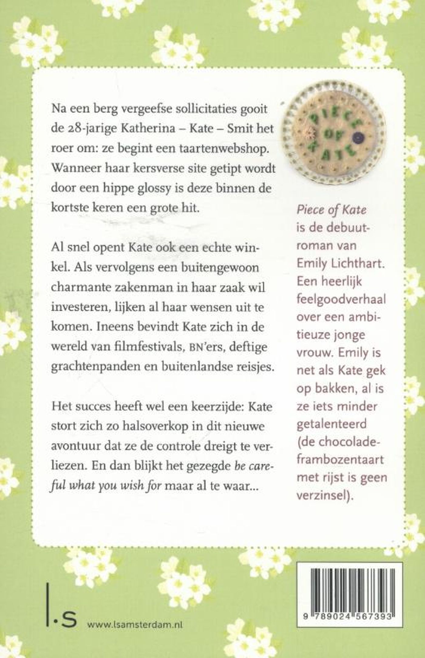 Achterkant van Piece of Kate