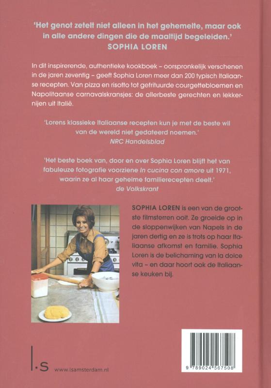 Achterkant van Koken con amore