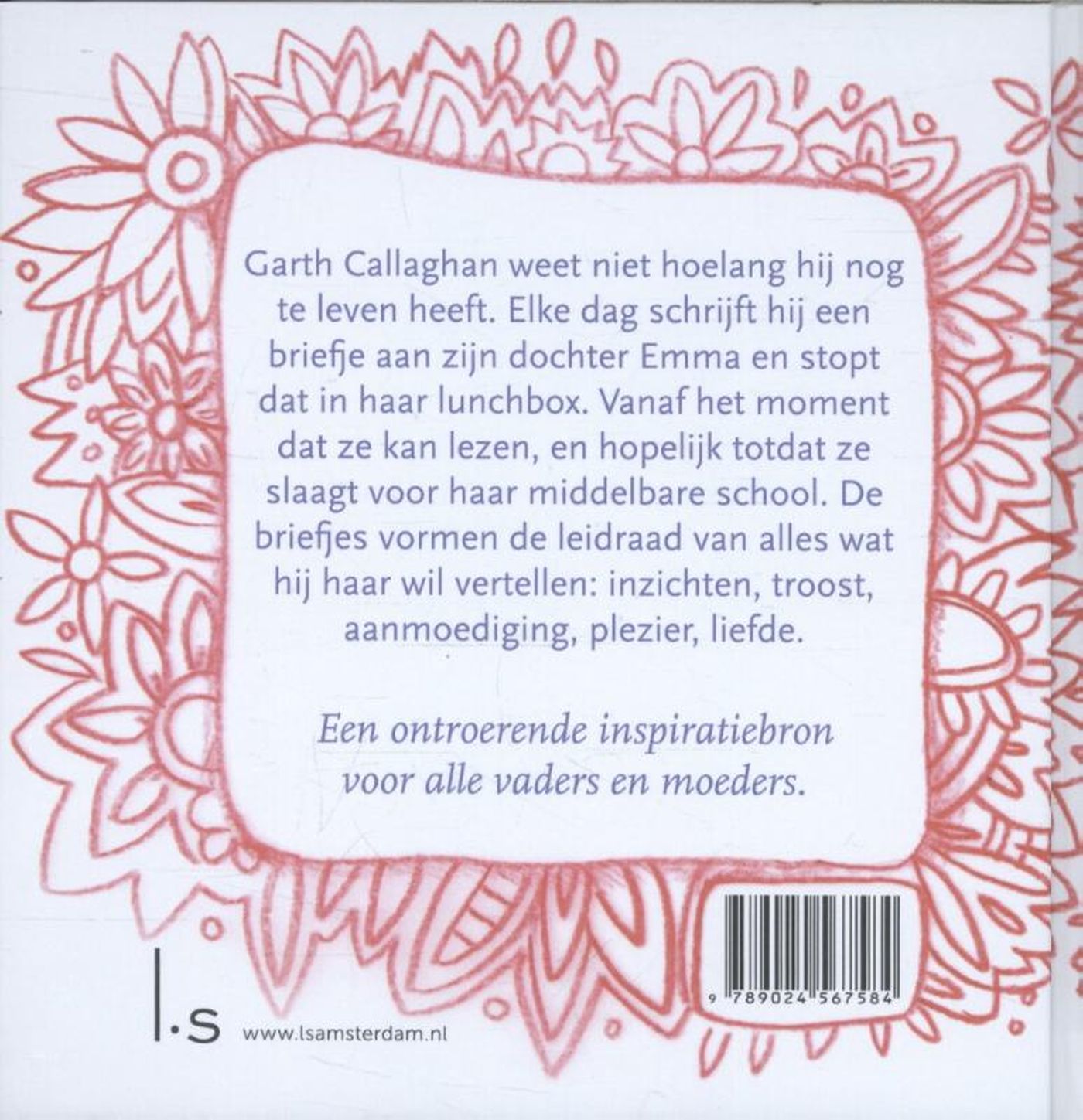 Achterkant van Voor mijn dochter