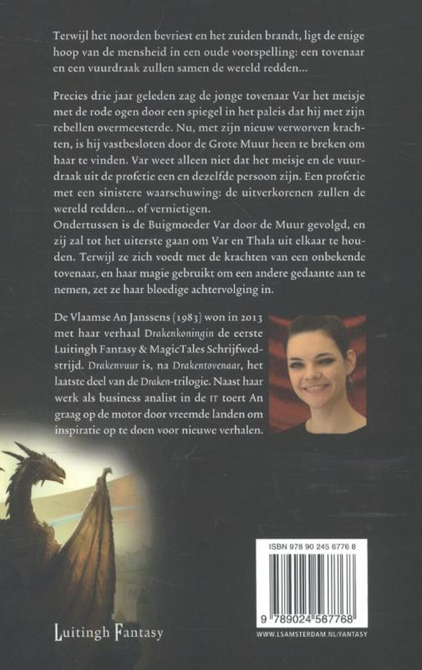 Achterkant van Drakenvuur