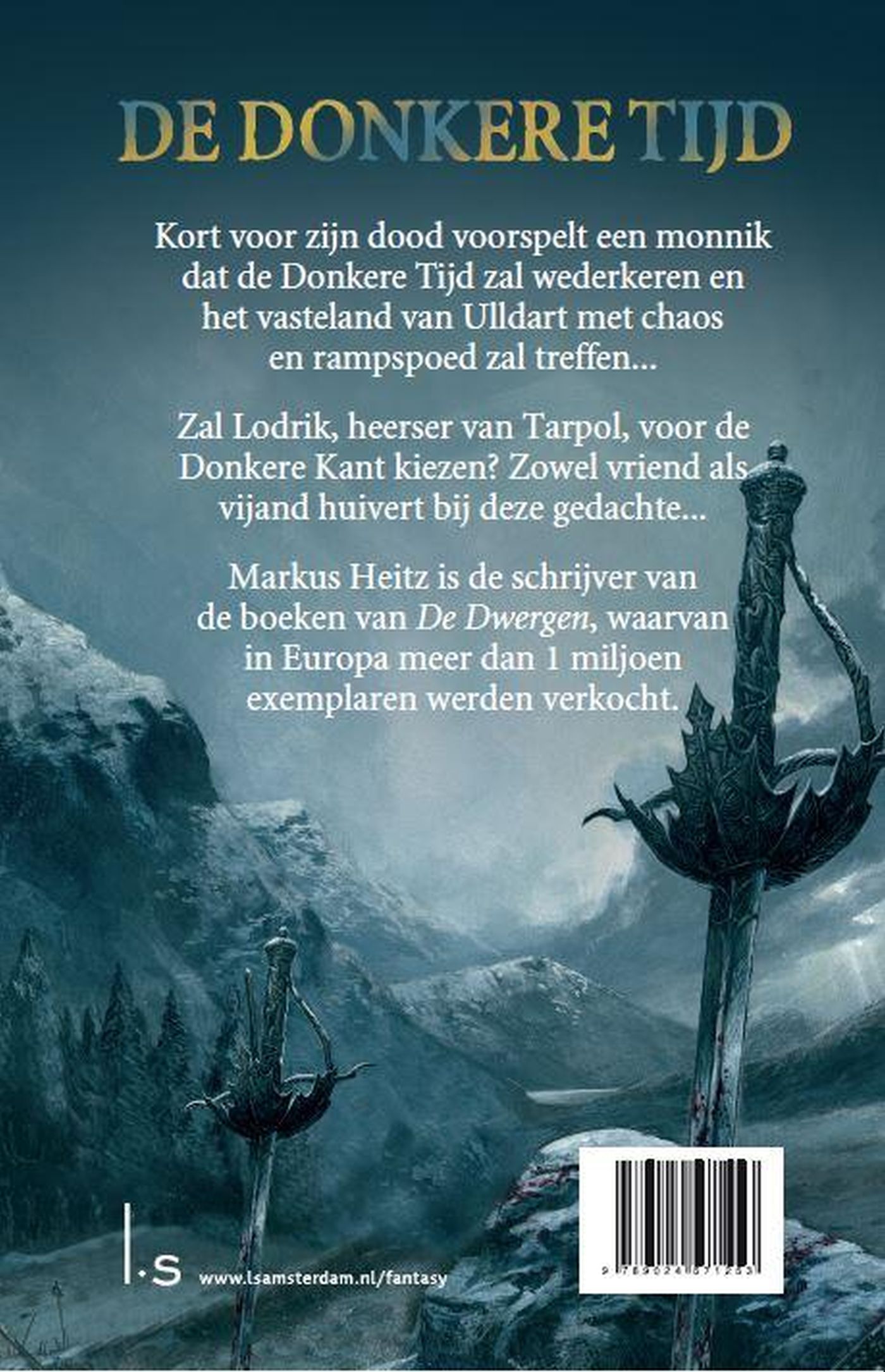 Achterkant van De orde van het zwaard