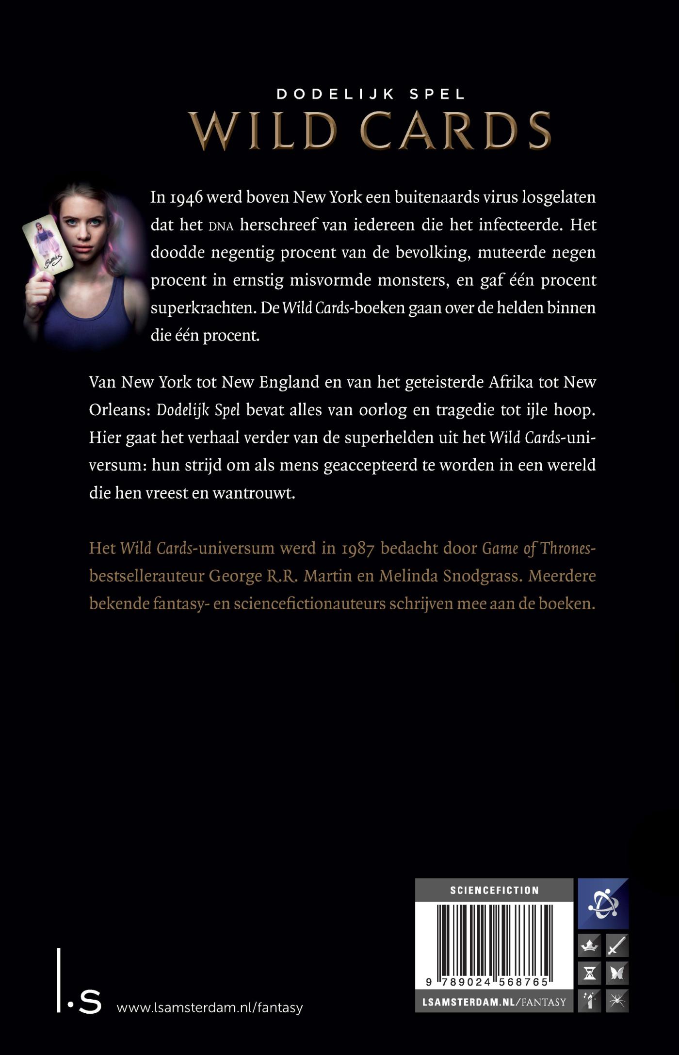 Achterkant van Dodelijk Spel
